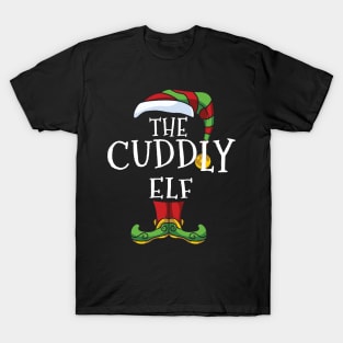 Cuddly Elf Family Matching Christmas Holiday Group Gift Pajama T-Shirt